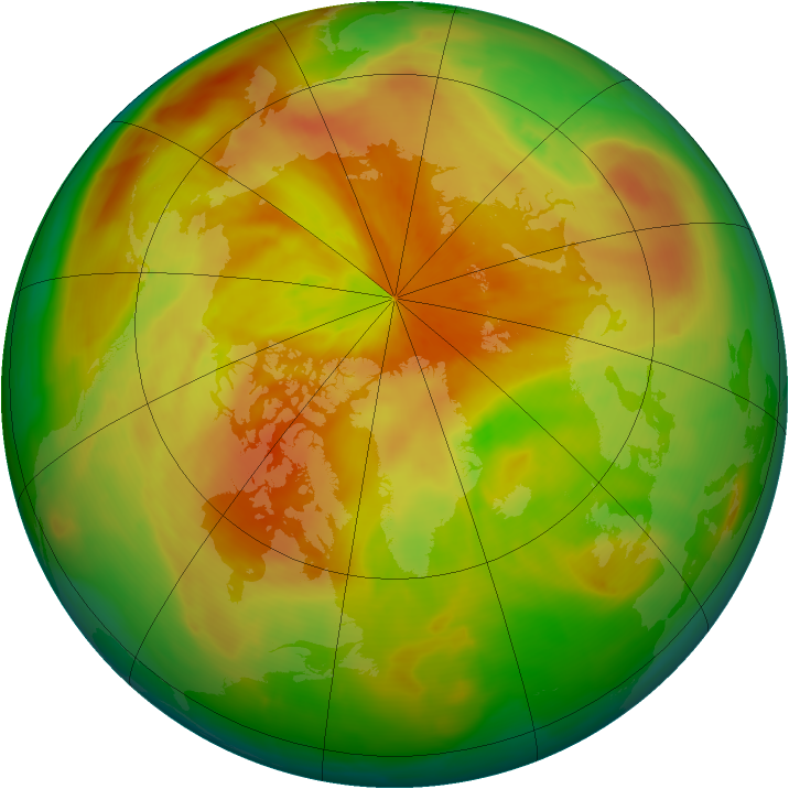 Arctic ozone map for 26 April 2014